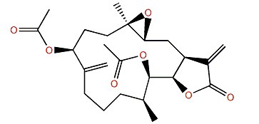 7-epi-Uprolide C diacetate